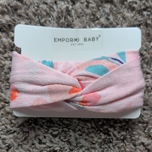 Pink and Blue Floral Headband